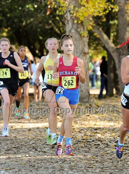 Thumbnail 3 in CIF State Cross Country Championships (Girls Division I) photogallery.
