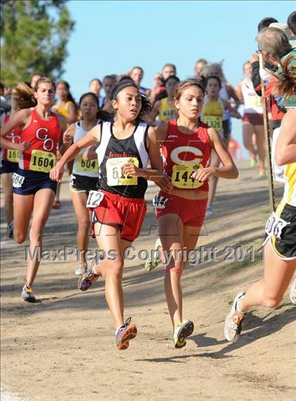 Thumbnail 1 in CIF State Cross Country Championships (Girls Division I) photogallery.