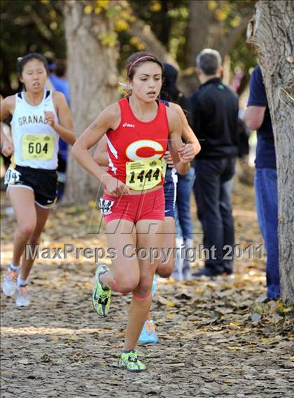 Thumbnail 2 in CIF State Cross Country Championships (Girls Division I) photogallery.
