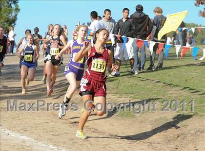 Thumbnail 3 in CIF State Cross Country Championships (Girls Division I) photogallery.
