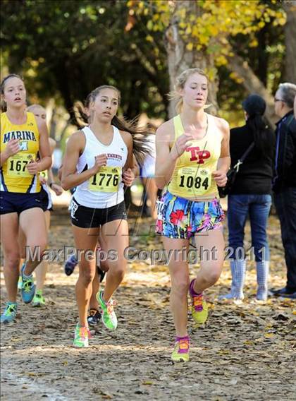 Thumbnail 3 in CIF State Cross Country Championships (Girls Division I) photogallery.