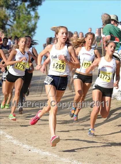 Thumbnail 2 in CIF State Cross Country Championships (Girls Division I) photogallery.