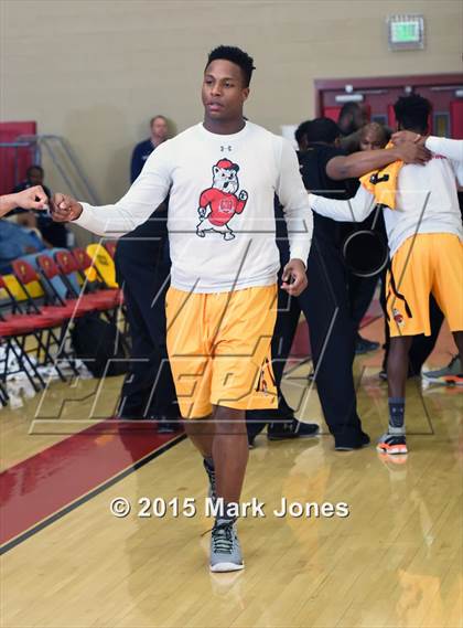 Thumbnail 1 in Advanced Preparatory International vs Hillcrest Academy (Hoophall West Invitational) photogallery.