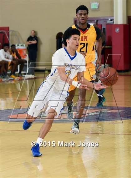 Thumbnail 3 in Advanced Preparatory International vs Hillcrest Academy (Hoophall West Invitational) photogallery.