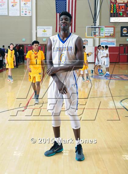 Thumbnail 2 in Advanced Preparatory International vs Hillcrest Academy (Hoophall West Invitational) photogallery.