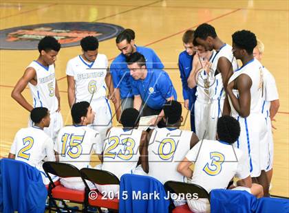 Thumbnail 2 in Advanced Preparatory International vs Hillcrest Academy (Hoophall West Invitational) photogallery.