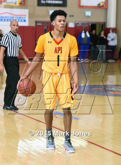 Thumbnail 1 in Advanced Preparatory International vs Hillcrest Academy (Hoophall West Invitational) photogallery.