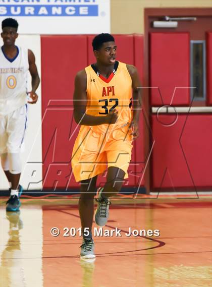 Thumbnail 3 in Advanced Preparatory International vs Hillcrest Academy (Hoophall West Invitational) photogallery.