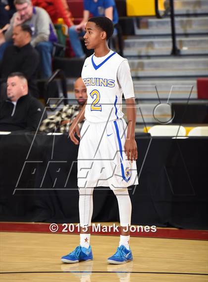 Thumbnail 1 in Advanced Preparatory International vs Hillcrest Academy (Hoophall West Invitational) photogallery.