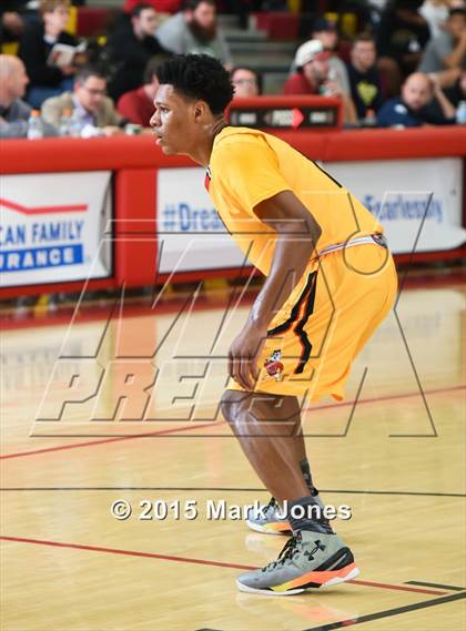 Thumbnail 2 in Advanced Preparatory International vs Hillcrest Academy (Hoophall West Invitational) photogallery.
