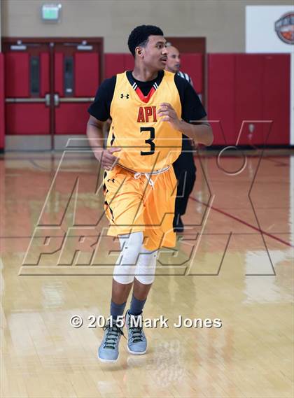 Thumbnail 2 in Advanced Preparatory International vs Hillcrest Academy (Hoophall West Invitational) photogallery.