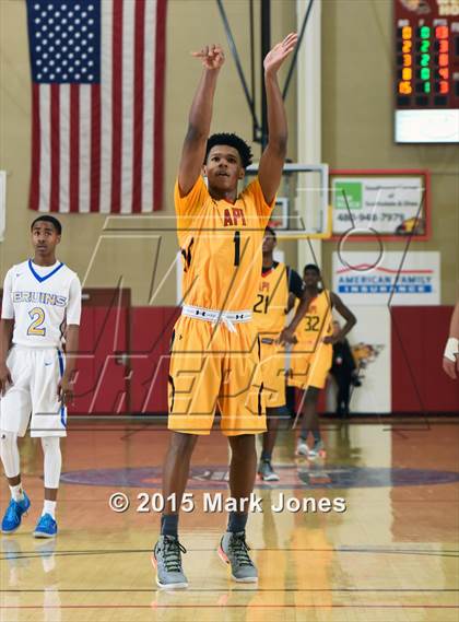 Thumbnail 3 in Advanced Preparatory International vs Hillcrest Academy (Hoophall West Invitational) photogallery.