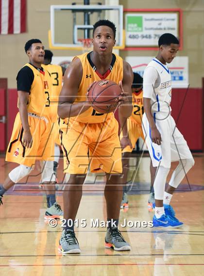 Thumbnail 2 in Advanced Preparatory International vs Hillcrest Academy (Hoophall West Invitational) photogallery.