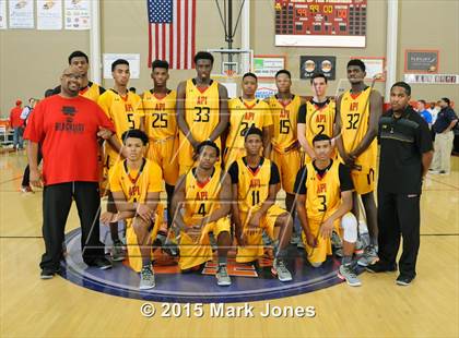 Thumbnail 2 in Advanced Preparatory International vs Hillcrest Academy (Hoophall West Invitational) photogallery.