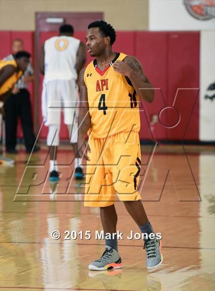Thumbnail 2 in Advanced Preparatory International vs Hillcrest Academy (Hoophall West Invitational) photogallery.