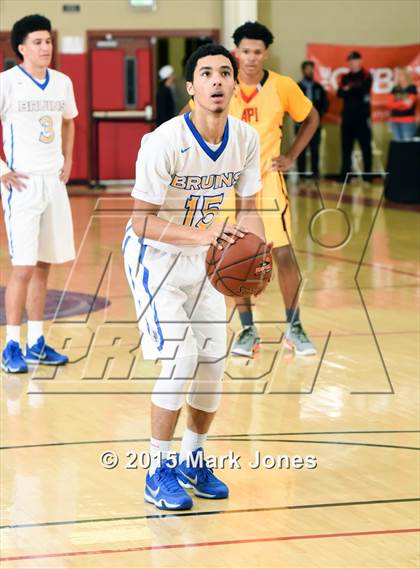 Thumbnail 1 in Advanced Preparatory International vs Hillcrest Academy (Hoophall West Invitational) photogallery.