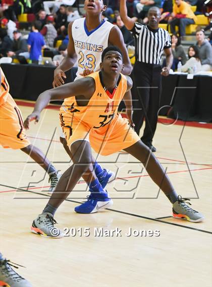 Thumbnail 2 in Advanced Preparatory International vs Hillcrest Academy (Hoophall West Invitational) photogallery.