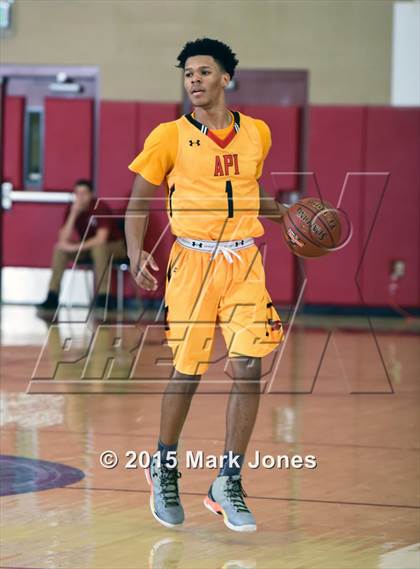 Thumbnail 3 in Advanced Preparatory International vs Hillcrest Academy (Hoophall West Invitational) photogallery.