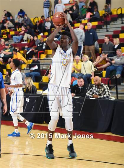 Thumbnail 1 in Advanced Preparatory International vs Hillcrest Academy (Hoophall West Invitational) photogallery.