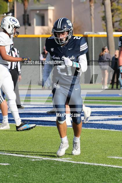 Thumbnail 2 in Central Valley Christian @ Marin Catholic (CIF 4AA Final) photogallery.