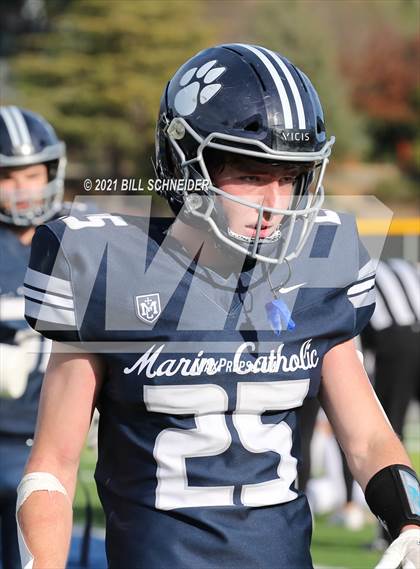 Thumbnail 2 in Central Valley Christian @ Marin Catholic (CIF 4AA Final) photogallery.