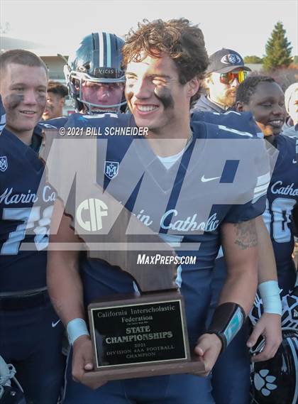 Thumbnail 3 in Central Valley Christian @ Marin Catholic (CIF 4AA Final) photogallery.