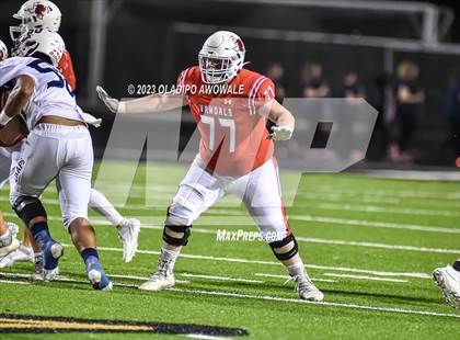 Thumbnail 3 in Aubrey vs. Van (UIL Football 4A Division II Region II Area) photogallery.