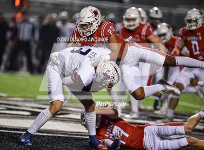 Thumbnail 3 in Aubrey vs. Van (UIL Football 4A Division II Region II Area) photogallery.