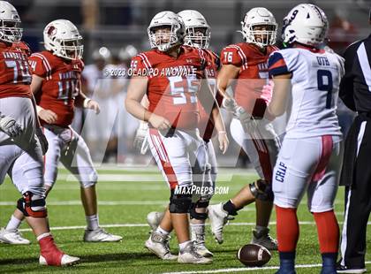 Thumbnail 3 in Aubrey vs. Van (UIL Football 4A Division II Region II Area) photogallery.