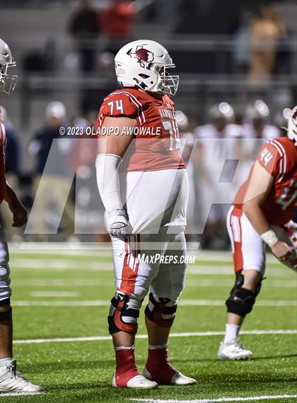 Thumbnail 1 in Aubrey vs. Van (UIL Football 4A Division II Region II Area) photogallery.