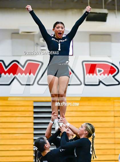 Thumbnail 1 in Oak Ridge vs. West Park (CIF SJS Div 1 Stunt Finals) photogallery.