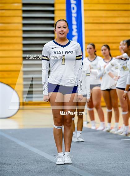 Thumbnail 2 in Oak Ridge vs. West Park (CIF SJS Div 1 Stunt Finals) photogallery.