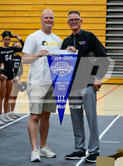 Thumbnail 3 in Oak Ridge vs. West Park (CIF SJS Div 1 Stunt Finals) photogallery.