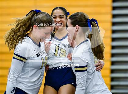 Thumbnail 1 in Oak Ridge vs. West Park (CIF SJS Div 1 Stunt Finals) photogallery.