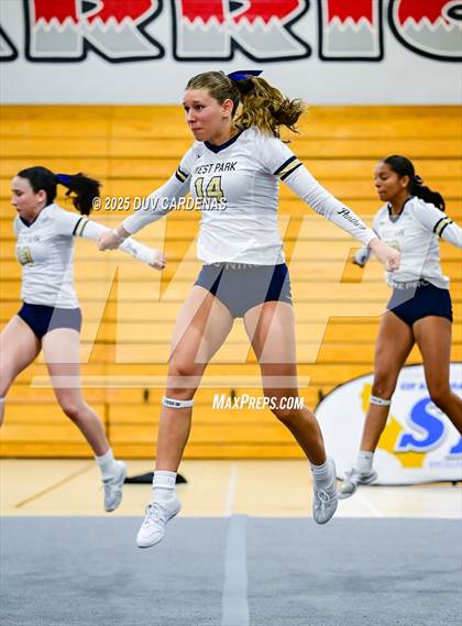 Thumbnail 1 in Oak Ridge vs. West Park (CIF SJS Div 1 Stunt Finals) photogallery.