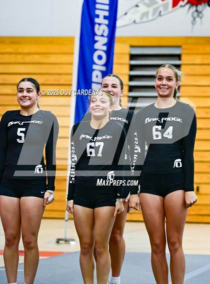 Thumbnail 1 in Oak Ridge vs. West Park (CIF SJS Div 1 Stunt Finals) photogallery.