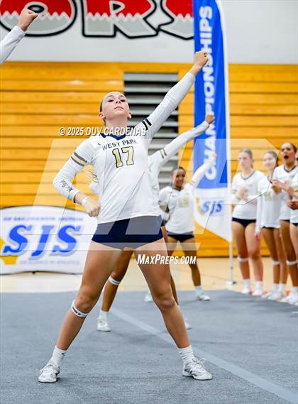 Thumbnail 3 in Oak Ridge vs. West Park (CIF SJS Div 1 Stunt Finals) photogallery.