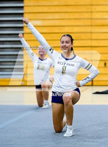 Thumbnail 1 in Oak Ridge vs. West Park (CIF SJS Div 1 Stunt Finals) photogallery.