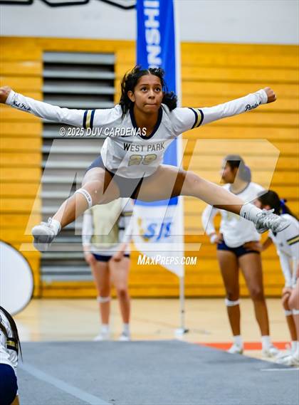 Thumbnail 1 in Oak Ridge vs. West Park (CIF SJS Div 1 Stunt Finals) photogallery.