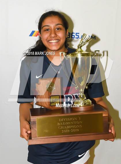 Thumbnail 1 in 2018 AIA Girls Badminton State Championships (Awards Photos) photogallery.