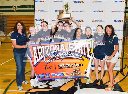 Thumbnail 1 in 2018 AIA Girls Badminton State Championships (Awards Photos) photogallery.