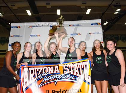 Thumbnail 1 in 2018 AIA Girls Badminton State Championships (Awards Photos) photogallery.