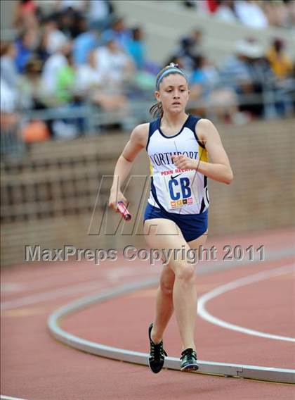 Thumbnail 3 in 117th Penn Relays (Girls 4x800m Large School Event 105) photogallery.