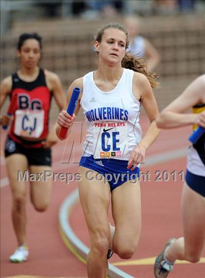 Thumbnail 3 in 117th Penn Relays (Girls 4x800m Large School Event 105) photogallery.