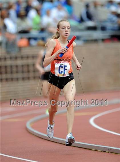 Thumbnail 2 in 117th Penn Relays (Girls 4x800m Large School Event 105) photogallery.
