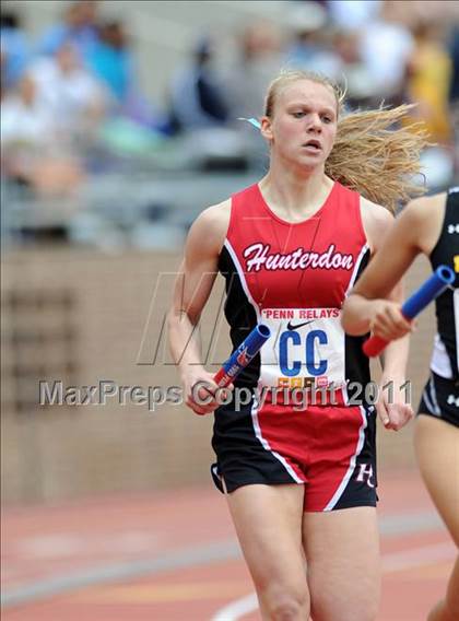 Thumbnail 3 in 117th Penn Relays (Girls 4x800m Large School Event 105) photogallery.