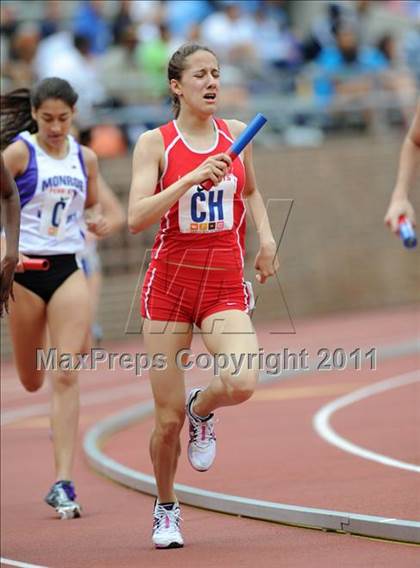 Thumbnail 2 in 117th Penn Relays (Girls 4x800m Large School Event 105) photogallery.
