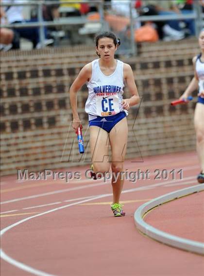 Thumbnail 2 in 117th Penn Relays (Girls 4x800m Large School Event 105) photogallery.