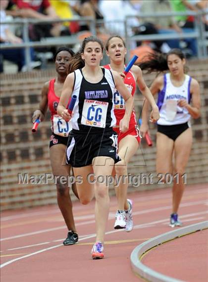 Thumbnail 3 in 117th Penn Relays (Girls 4x800m Large School Event 105) photogallery.