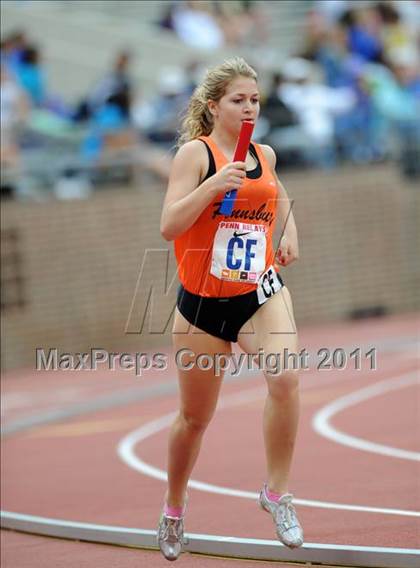 Thumbnail 1 in 117th Penn Relays (Girls 4x800m Large School Event 105) photogallery.